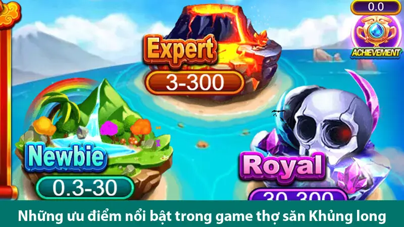 Trò chơi thợ săn Khủng long hấp dẫn cùng các bí quyết săn cá đỉnh cao